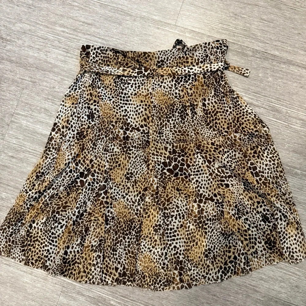 First Option Leopard Print Women's Skirt